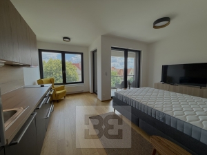 Furnished apartment 32 m² with parking space, cellar and balcony, Praha - Strašnice