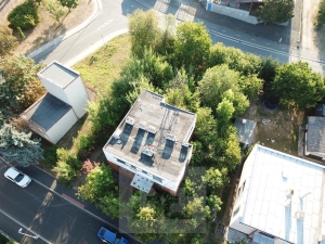 Construction plot with a family house under construction in a lucrative part of the town Klatovy, street Akátová