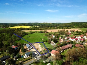 Construction plot in the quiet village of Turkovice in the Praha-východ district, part of the municipality of Ondřejov