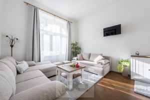 Prostorný byt 2+1 (46,6 m²) na Vinohradech, Vinohradská ulice