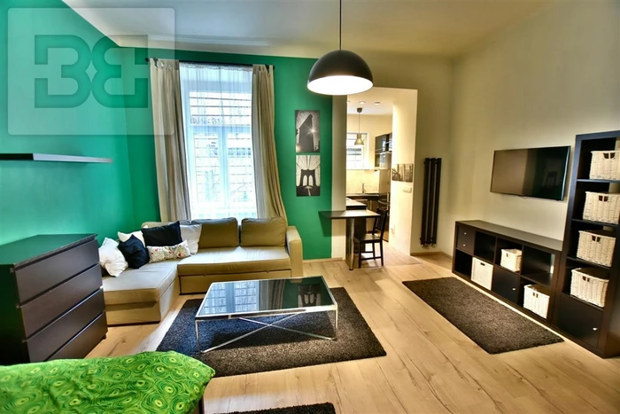 Luxuriously renovated studio apartment in Prague 8 - Karlín, street Pernerova